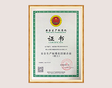 安全生產(chǎn)標準